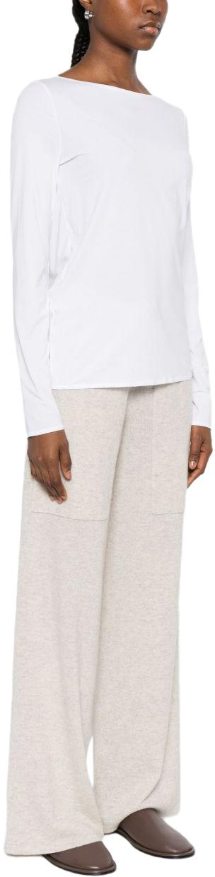 25FW 월포드 긴팔 티셔츠 533361300 WHITE - WOLFORD