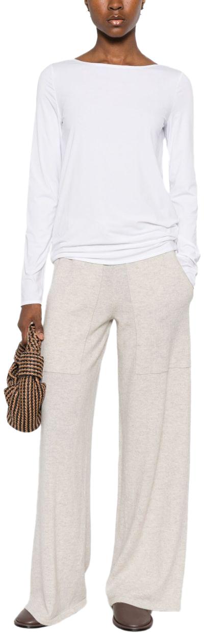 25FW 월포드 긴팔 티셔츠 533361300 WHITE - WOLFORD