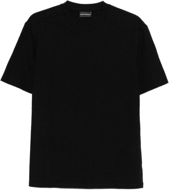 26SS 엠포리오 아르마니 반팔 티셔츠 EM004594AF10762FC293 BLACK