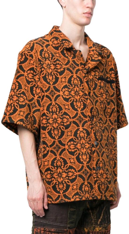  마린세르 반팔 셔츠 T249SS23XWOVCO000503 ORANGE - MARINE SERRE