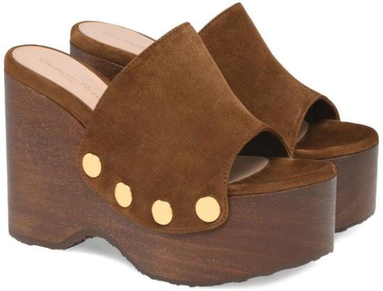 26SS 지안비토로시 뮬/슬리퍼 G1020160LEGCAMTEXA BROWN - GIANVITO ROSSI