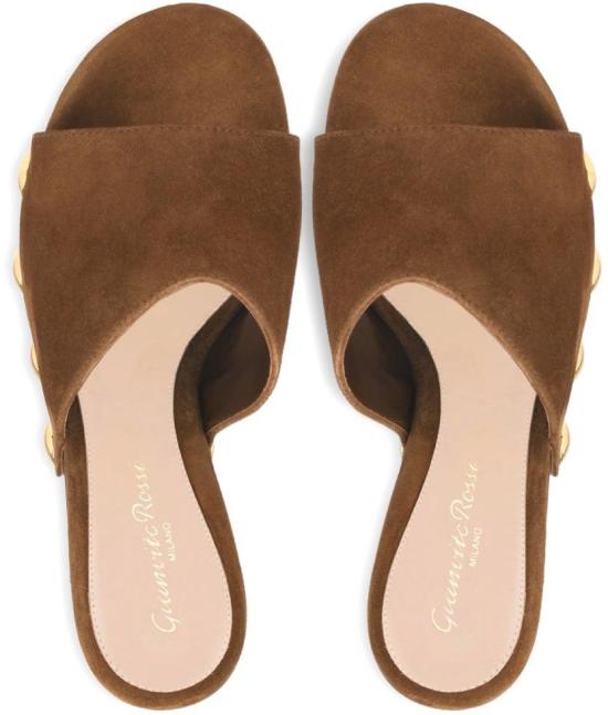 26SS 지안비토로시 뮬/슬리퍼 G1020160LEGCAMTEXA BROWN - GIANVITO ROSSI