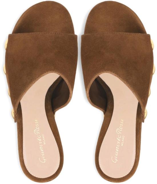 26SS 지안비토로시 뮬/슬리퍼 G1020160LEGCAMTEXA BROWN - GIANVITO ROSSI