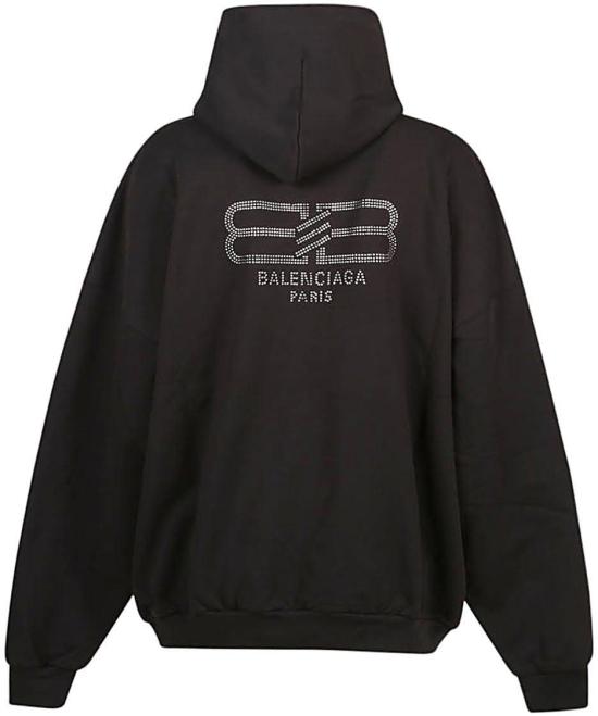 발렌시아가 후드 티셔츠 739024DTOVU91055 BLACK - BALENCIAGA