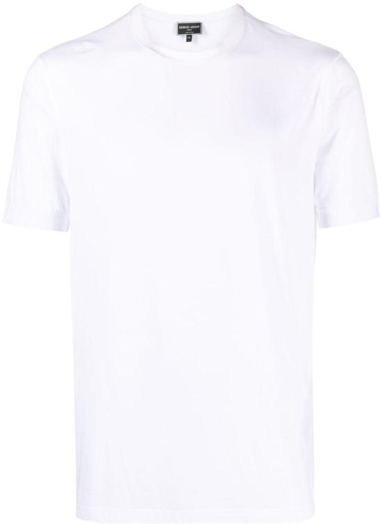 26SS 조르지오 아르마니 반팔 티셔츠 8NST62SJP4ZU090 WHITE