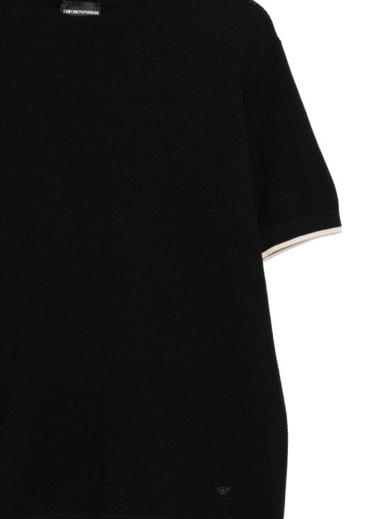 26SS 엠포리오 아르마니 반팔 티셔츠 EM005529AF25257FC102 BLACK - EMPORIO ARMANI