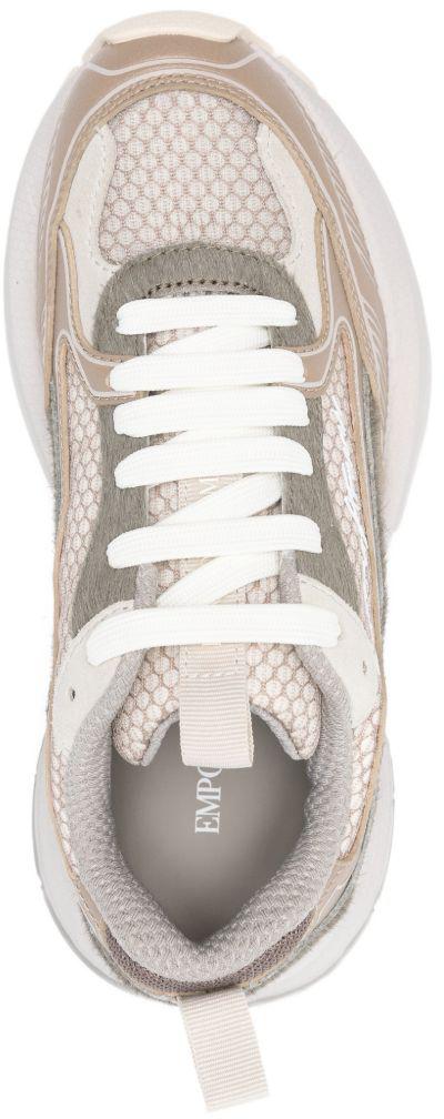 26SS 엠포리오 아르마니 스니커즈 EW003056AF23366U6154 BEIGE - EMPORIO ARMANI