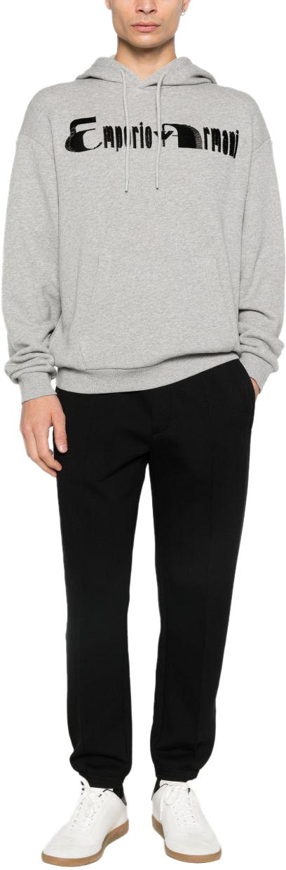 26SS 엠포리오 아르마니 후드 티셔츠 EM006208AF14793O8003 GREY - EMPORIO ARMANI