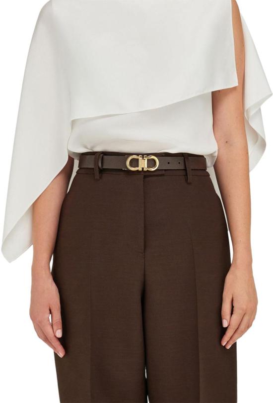 26SS 살바토레 페라가모 레귤러 벨트 230294780408010 BROWN - SALVATORE FERRAGAMO