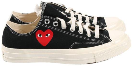 26SS 꼼데가르송 스니커즈 AZK128D1 BLACK