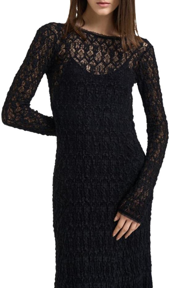 26SS 포르테포르테 미디 원피스 14896MYDRESSNOIR BLACK