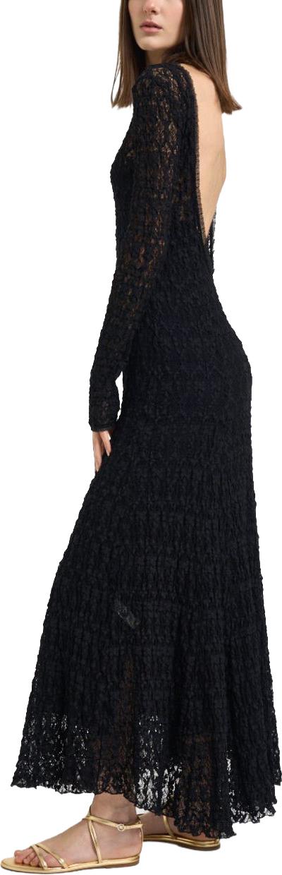 26SS 포르테포르테 미디 원피스 14896MYDRESSNOIR BLACK - FORTE FORTE