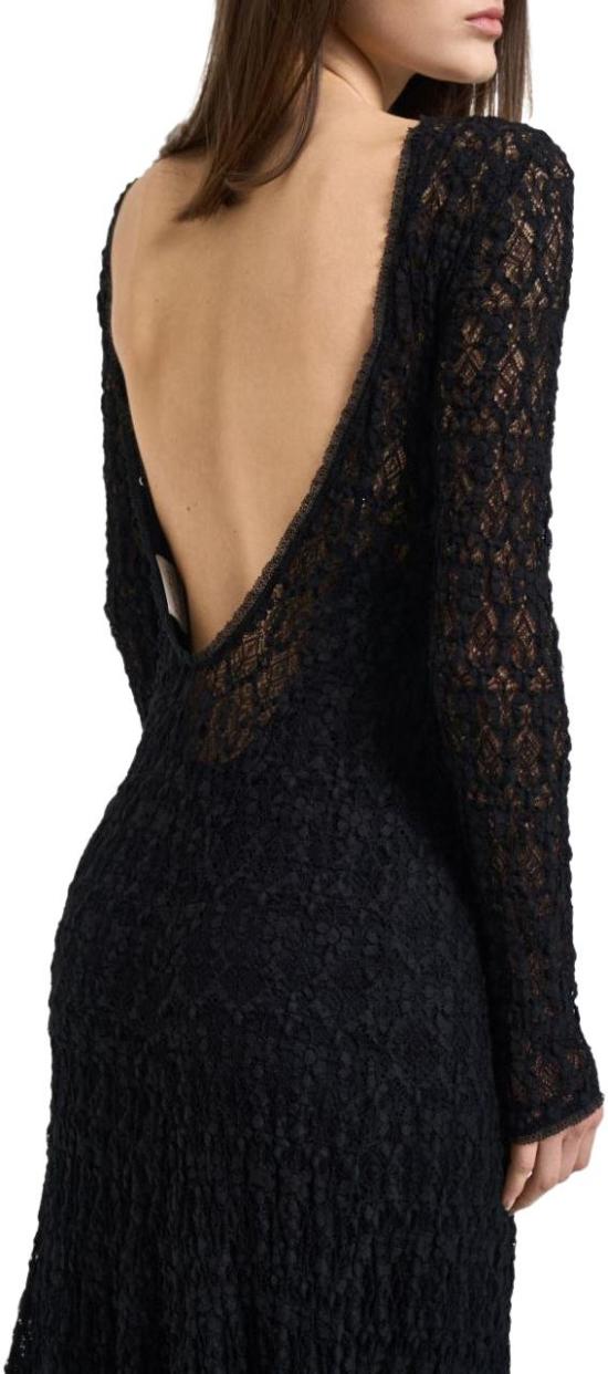 26SS 포르테포르테 미디 원피스 14896MYDRESSNOIR BLACK - FORTE FORTE