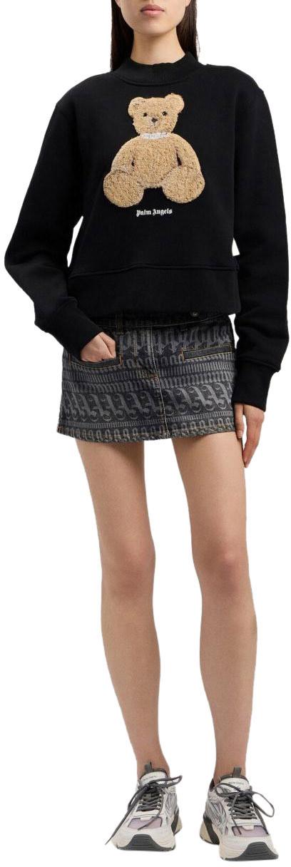 26SS 팜앤젤스 스웨터 PWBA016S26FLE0061060 BLACK - PALM ANGELS