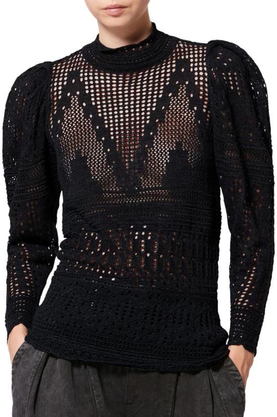 26SS 이자벨마랑 반팔 티셔츠 PU0841FAD1L08I01BK BLACK - ISABEL MARANT