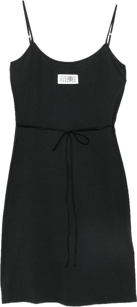 26SS 마르지엘라 미디 원피스 S62DA0084M20108900 BLACK
