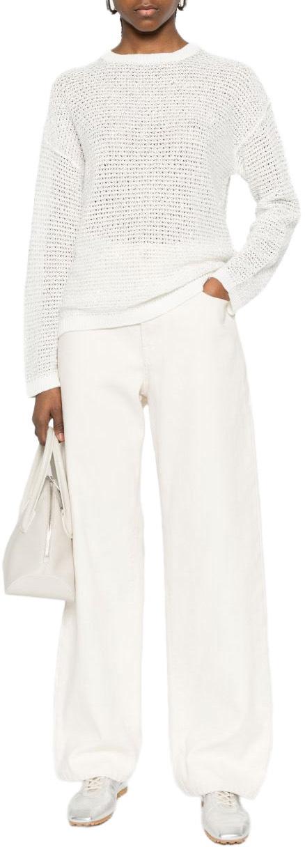 26SS 파비아나 필리피 스웨터 MAD276F534M120VR1 WHITE - FABIANA FILIPPI