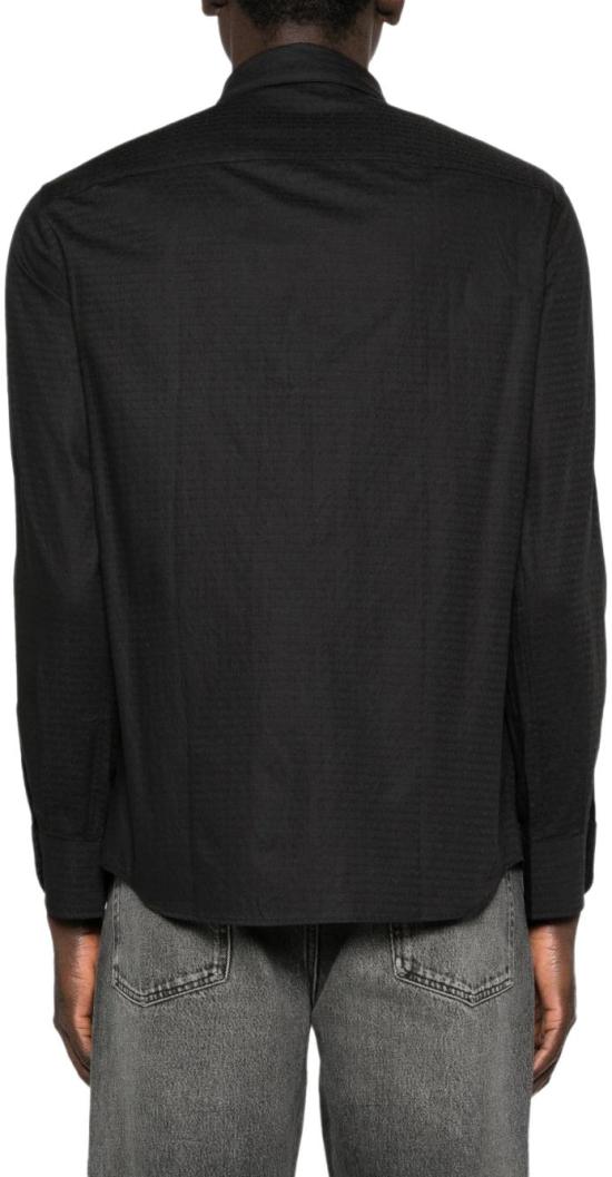 26SS 엠포리오 아르마니 긴팔 셔츠 EM001537AF18123FC203 BLACK - EMPORIO ARMANI