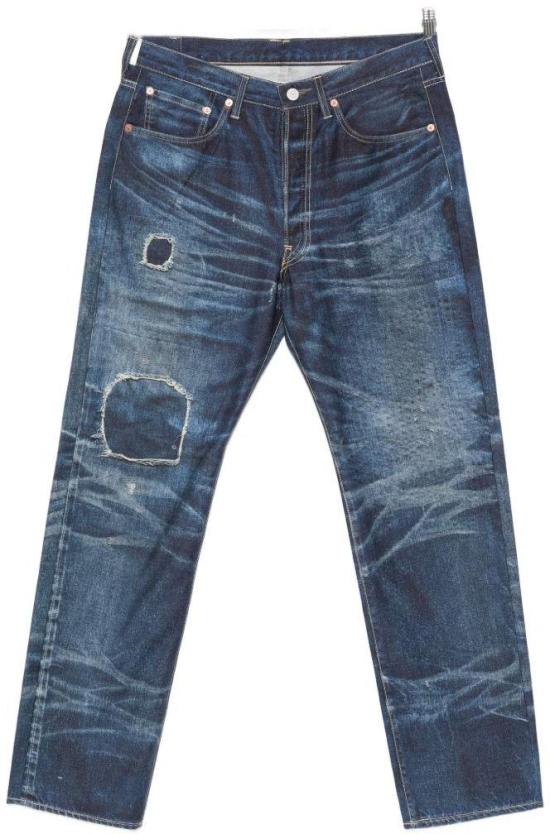 26SS 와타나베 준야 데님 팬츠 WQP9031001 BLUE