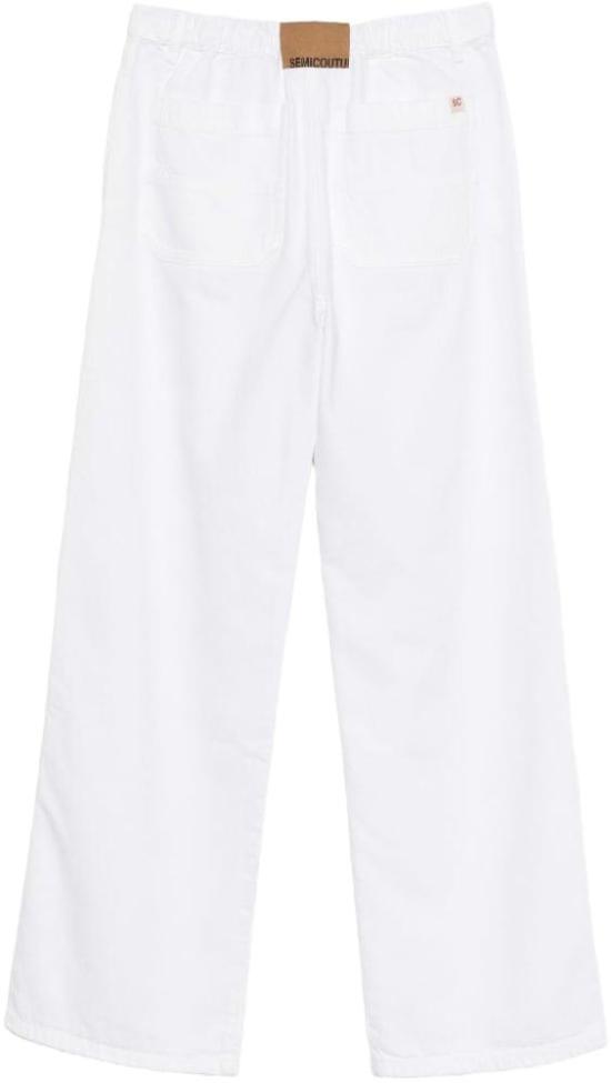 26SS 세미쿠튀르 트레이닝/조거 팬츠 Y6SY25A010 WHITE - SEMI-COUTURE