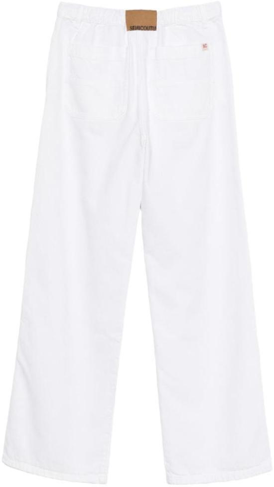 26SS 세미쿠튀르 트레이닝/조거 팬츠 Y6SY25A010 WHITE - SEMI-COUTURE