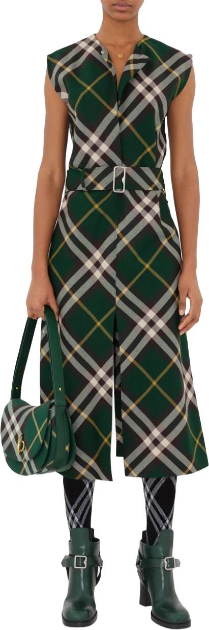 버버리 미디 원피스 8083057B8660 DONKERGREEN - BURBERRY