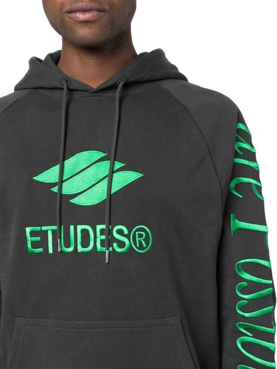  에뛰드스튜디오 후드 티셔츠 E23MM270A01696 BLACK - ETUDES