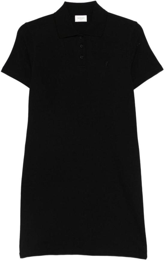 26SS 생로랑 숏 원피스 862599Y37ZE1000 BLACK