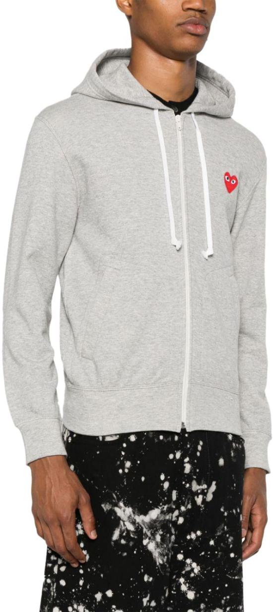 25FW 꼼데가르송 후드 티셔츠 AXT168D1 GREY - COMME DES GARCONS