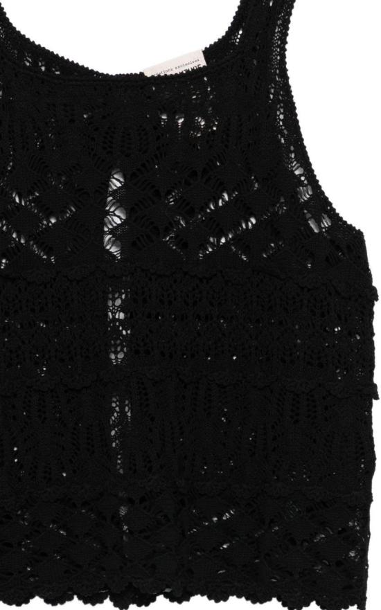 26SS 세미쿠튀르 민소매 티셔츠 S6SF01Y690 BLACK - SEMI-COUTURE