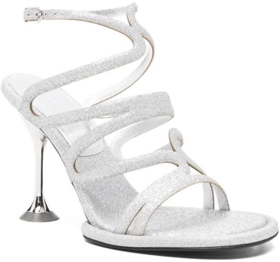 26SS 세르지오로시 샌들 B14790MTEL511548104 SILVER - SERGIO ROSSI