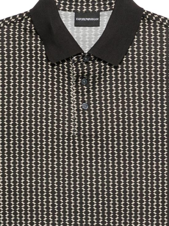 26SS 엠포리오 아르마니 폴로 티셔츠 EM005356AF24857FB404 BLACK - EMPORIO ARMANI