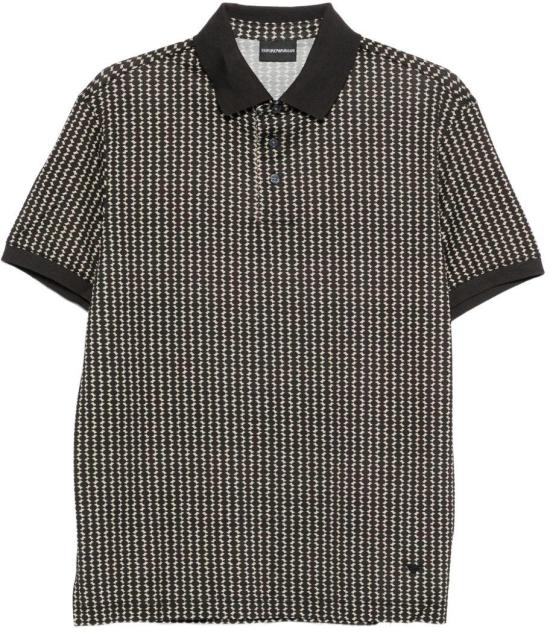 26SS 엠포리오 아르마니 폴로 티셔츠 EM005356AF24857FB404 BLACK