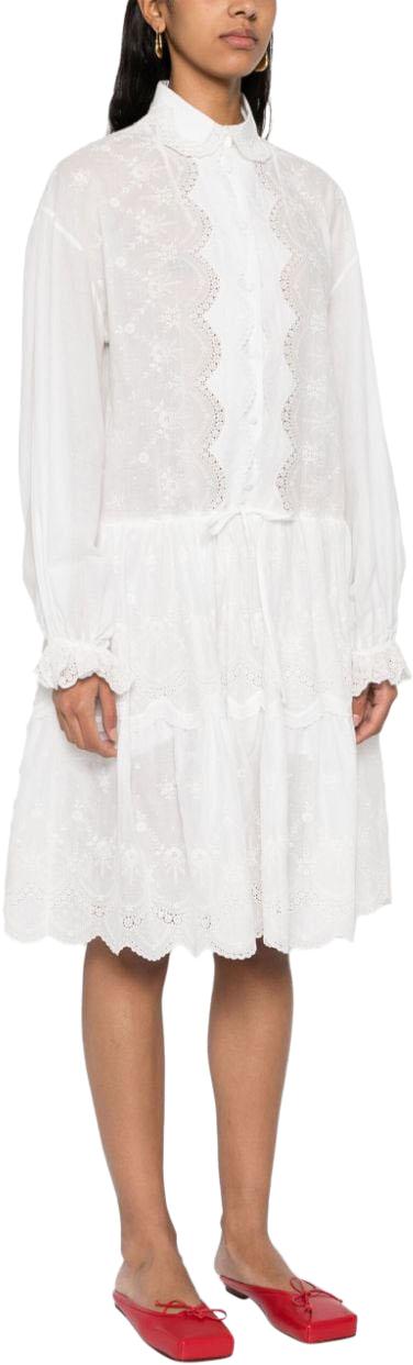  에르마노 설비노 숏 원피스 D442Q339HBY14800 WHITE - ERMANNO SCERVINO