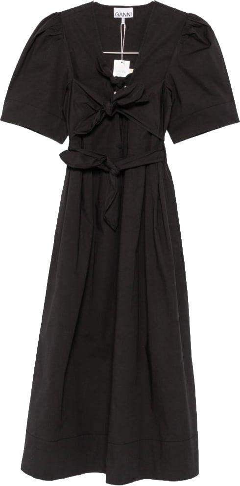 26FW 가니 롱 원피스 10110231150878 BLACK