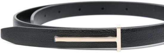 26SS 톰포드 레귤러 벨트 WB333LGO033PNAA BLACK - TOMFORD