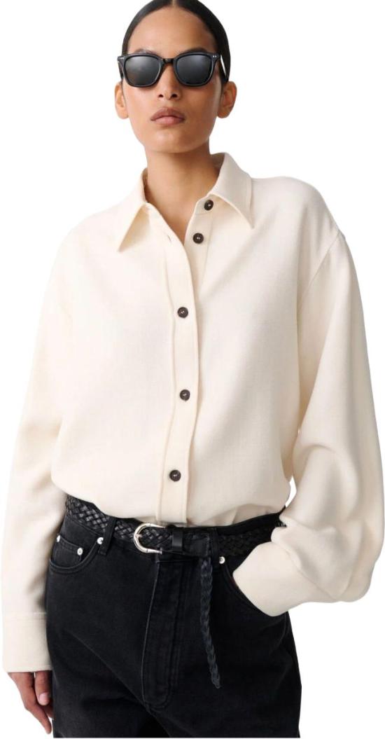 25FW 스튜디오 니콜슨 셔츠 SANTINISNW1606CHALK WHITE - STUDIO NICHOLSON