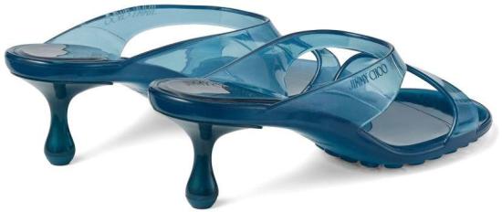 26FW 지미추 뮬/슬리퍼 JELLYDROP50TPZLIGHTLAGOON BLUE - JIMMY CHOO