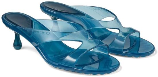 26FW 지미추 뮬/슬리퍼 JELLYDROP50TPZLIGHTLAGOON BLUE - JIMMY CHOO