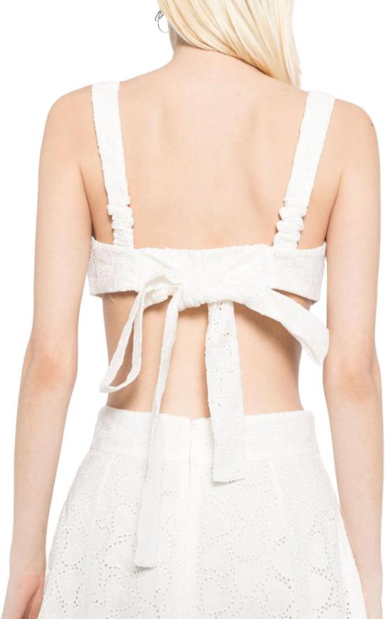 25SS 짐머만 민소매 티셔츠 2545TR251IVO WHITE - ZIMMERMANN