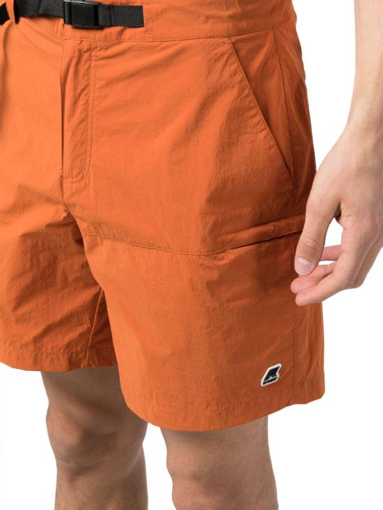  까웨 숏팬츠 K81267WTAPRINNEWD7 ORANGE - K-WAY