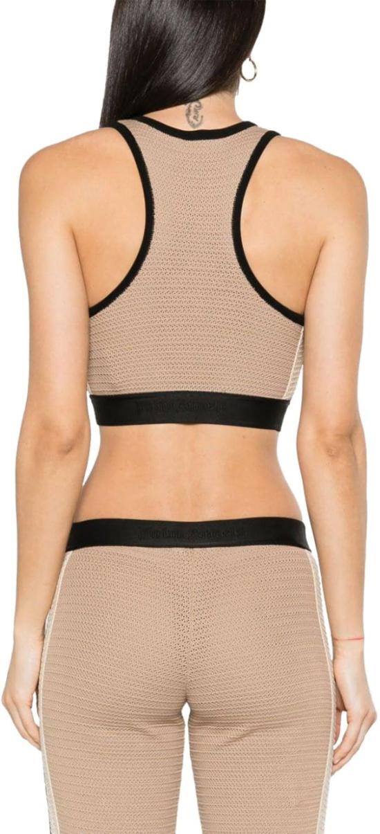  팜앤젤스 트레이닝 티셔츠 PWHT001S24KNI0016410 BEIGE - PALM ANGELS