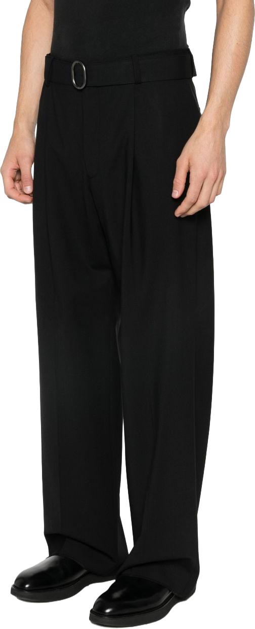 26SS 엠포리오 아르마니 스트레이트 팬츠 EM004768TE19332UC001 BLACK - EMPORIO ARMANI
