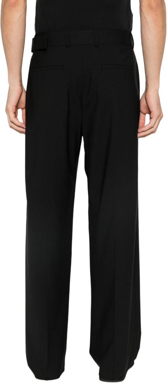 26SS 엠포리오 아르마니 스트레이트 팬츠 EM004768TE19332UC001 BLACK - EMPORIO ARMANI