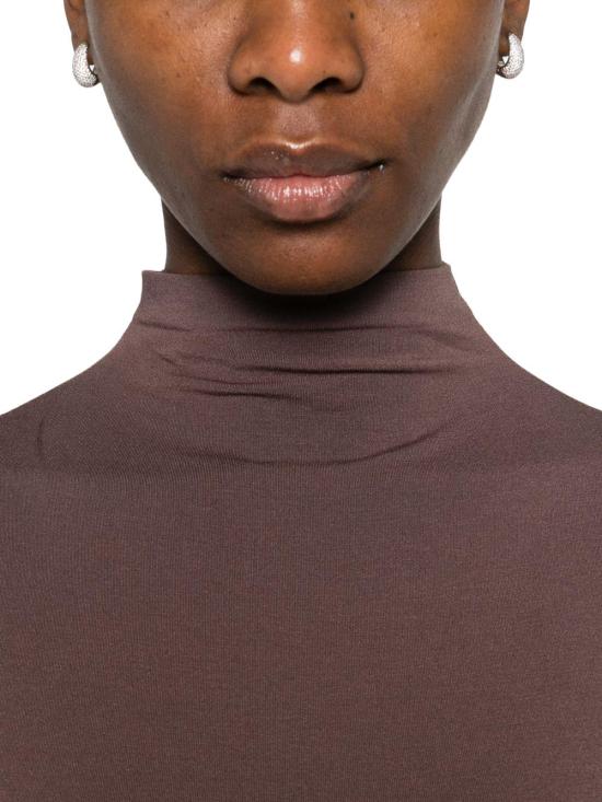 26SS 월포드 바디수트 티셔츠 760714877 BROWN - WOLFORD