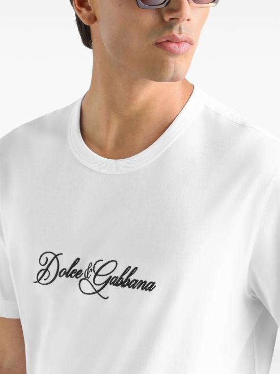 26FW 돌체앤가바나 반팔 티셔츠 G8PT1Z G7P9KW0800 Bianco - DOLCE & GABBANA