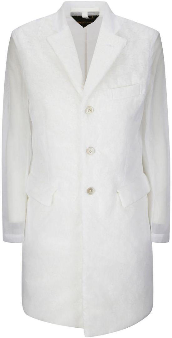 25SS 꼼데가르송 트렌치 코트 GOJ0070511 WHITE