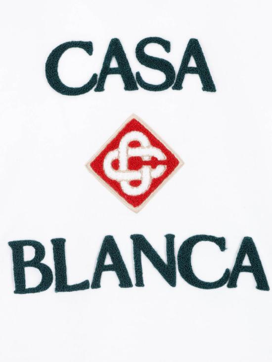 26FW 카사블랑카 긴팔 티셔츠 M PF26 JTP 293 03 CASABLANCA STACKED LOGO White - CASABLANCA