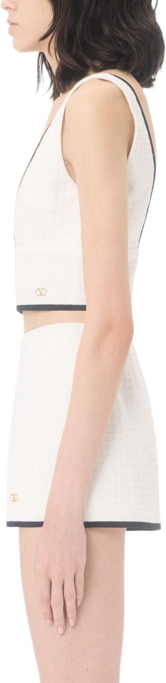 26FW 발렌티노 가라바니 민소매 티셔츠 BAEC45ACVCBJ WHITE - VALENTINO GARAVANI