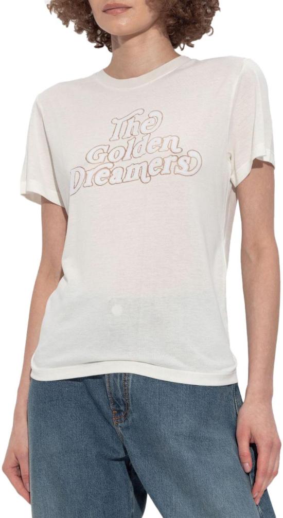 25FW 골든구스 반팔 티셔츠 GWP02322P00211611616 WHITE - GOLDEN GOOSE